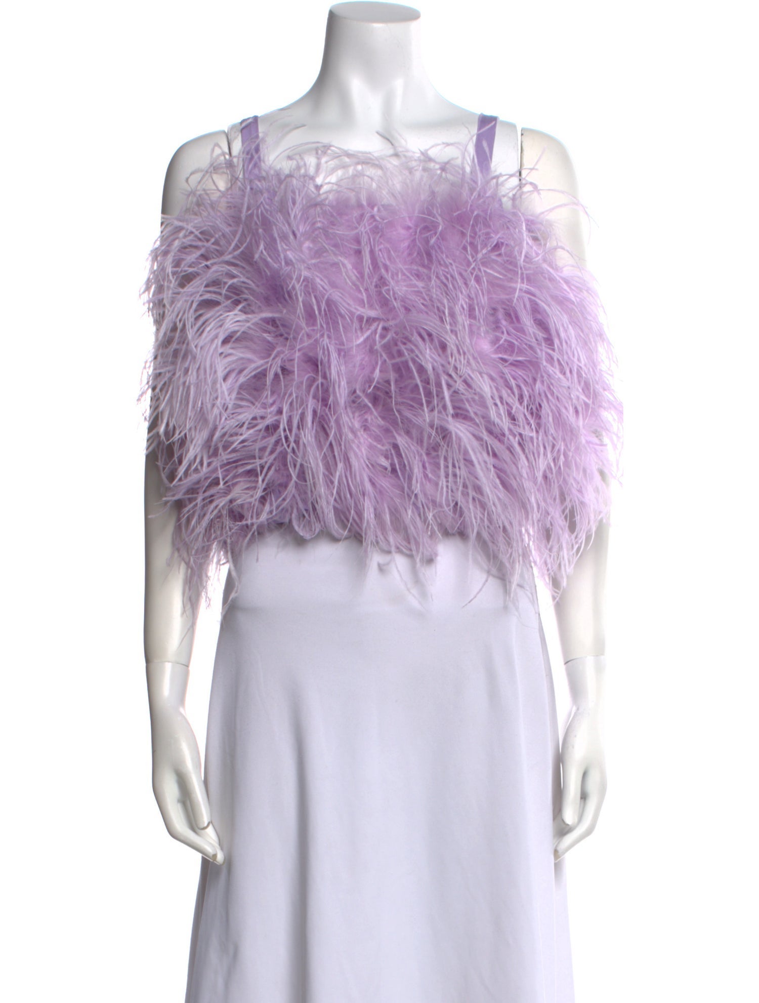 Pello Bello Asymmetrical Three-Quarter Sleeve Crop Top