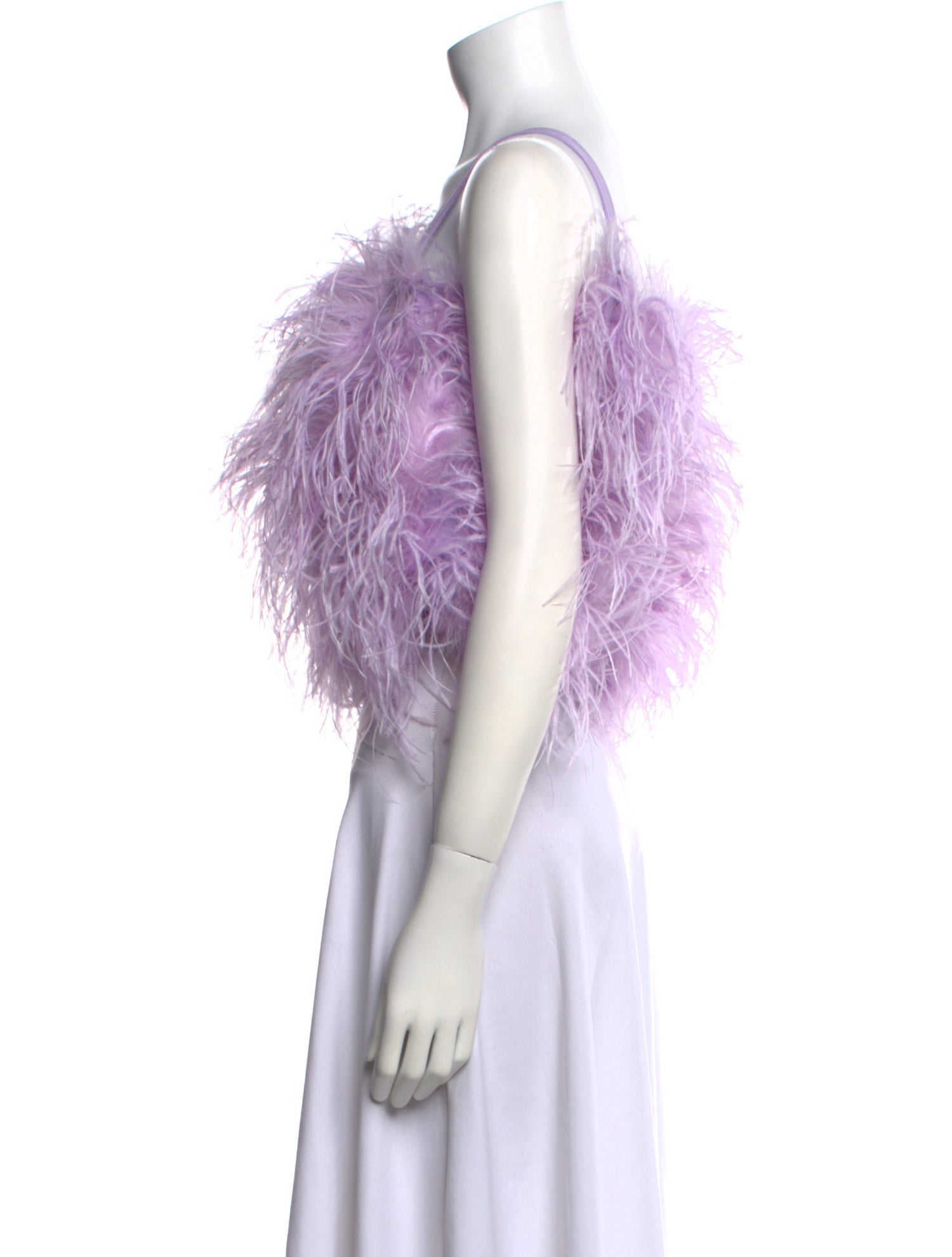 Pello Bello Asymmetrical Three-Quarter Sleeve Crop Top