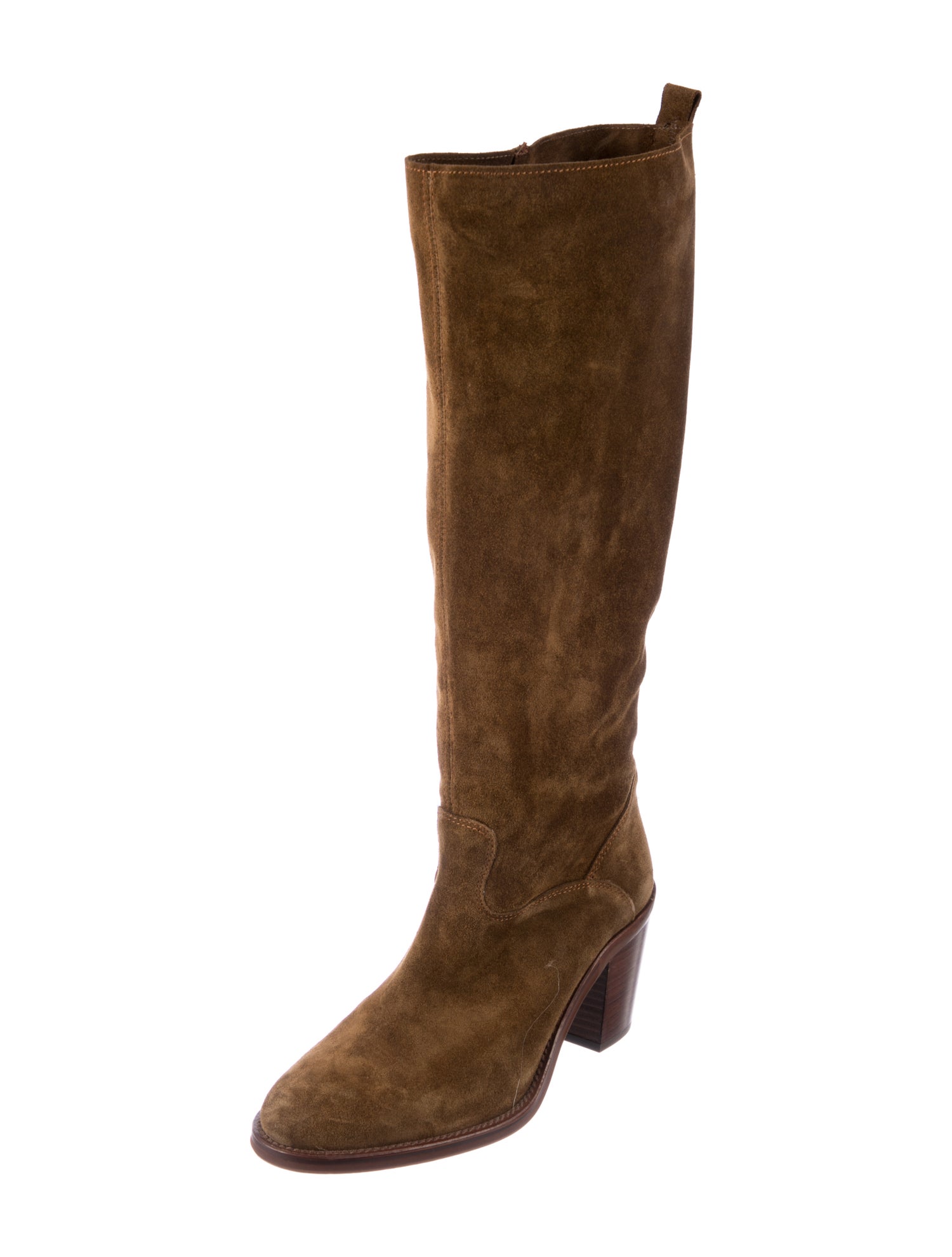 Penelope Chilvers Suede Riding Boots Brown Boots, Shoes WPENE21026