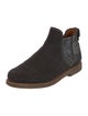 Penelope Chilvers Suede Glitter Accents Chelsea Boots