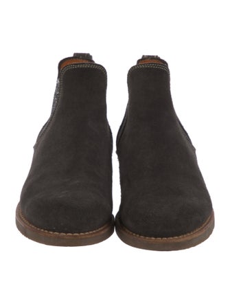 Penelope Chilvers Suede Glitter Accents Chelsea Boots