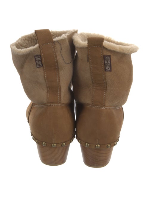 Penelope Chilvers Suede Studded Accents Boots