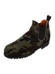 Penelope Chilvers Ponyhair Camouflage Print Chelsea Boots