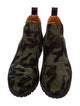 Penelope Chilvers Ponyhair Camouflage Print Chelsea Boots