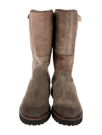 Penelope Chilvers Ponyhair Moto Boots