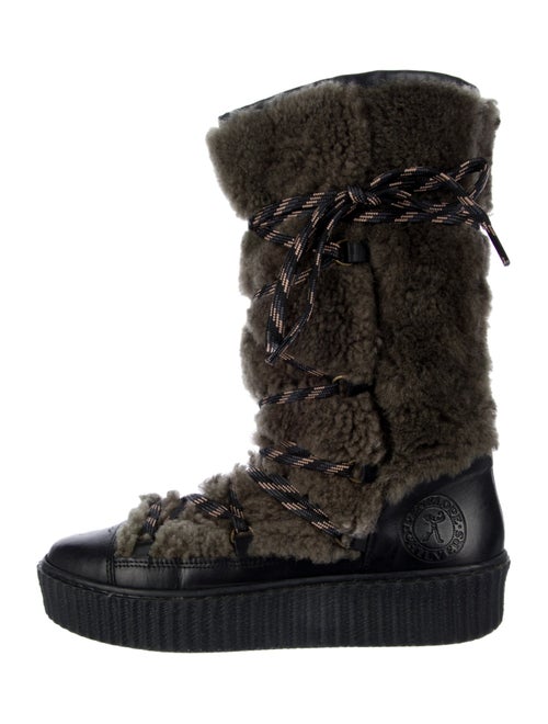 Penelope Chilvers Shearling Lace-Up Boots