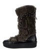 Penelope Chilvers Shearling Lace-Up Boots