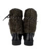 Penelope Chilvers Shearling Lace-Up Boots