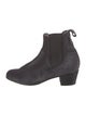 Penelope Chilvers Velvet Leather Trim Embellishment Chelsea Boots