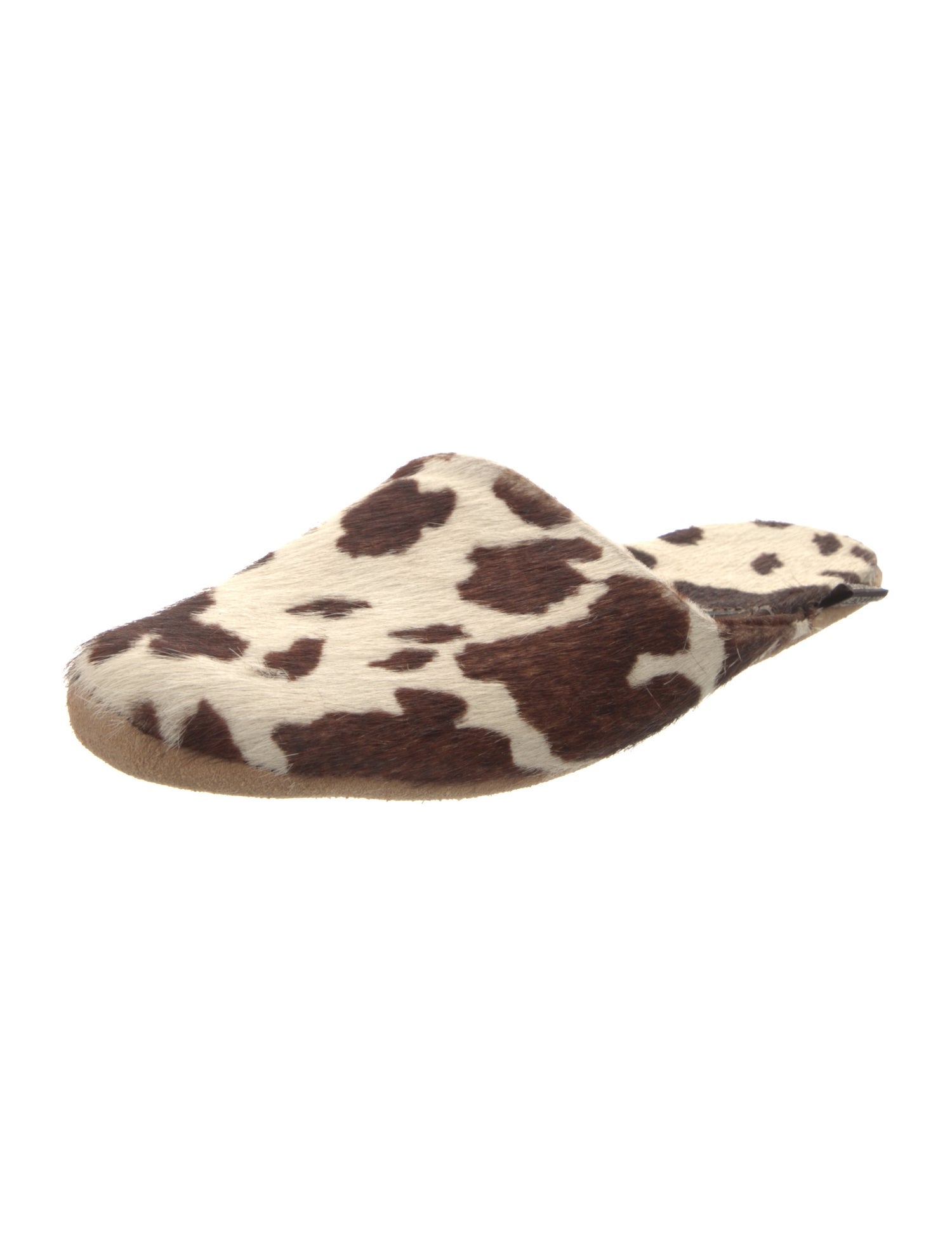 Penelope Chilvers Ponyhair Animal Print Mules