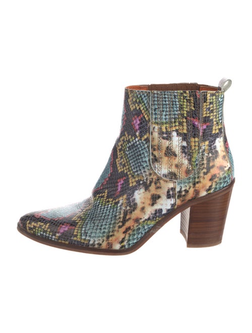 Penelope Chilvers Leather Animal Print Boots