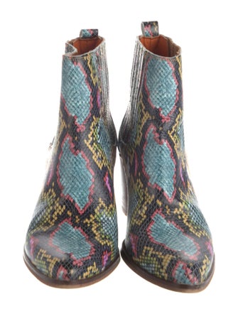 Penelope Chilvers Leather Animal Print Boots
