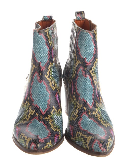 Penelope Chilvers Leather Animal Print Boots