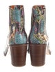 Penelope Chilvers Leather Animal Print Boots