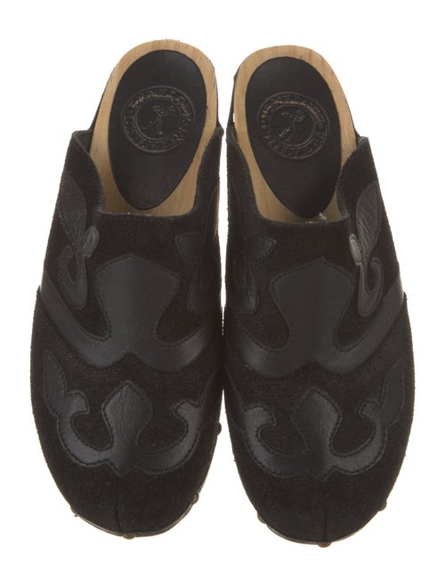 Penelope Chilvers Suede Studded Accents Mules