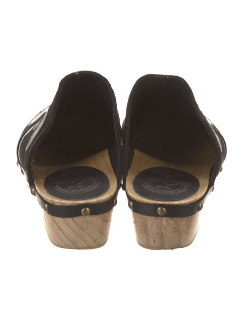 Penelope Chilvers Suede Studded Accents Mules