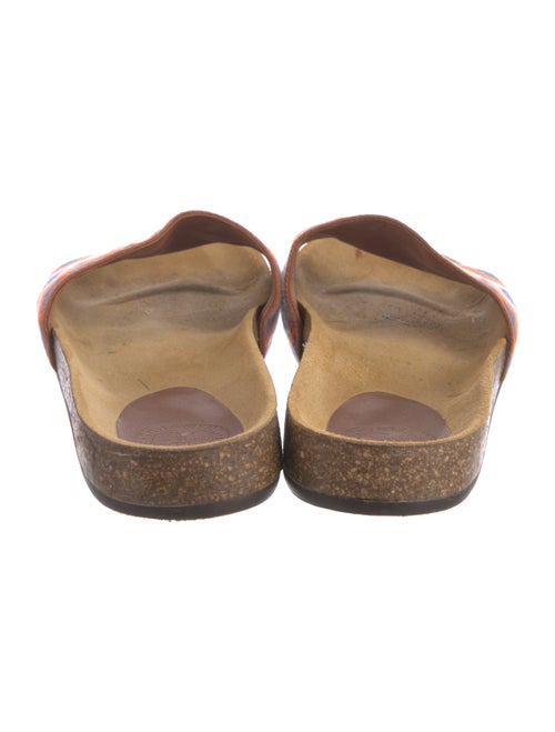 Penelope Chilvers Striped Embroidered Accent Slides