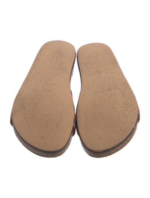 Penelope Chilvers Striped Embroidered Accent Slides