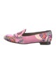 Penelope Chilvers Silk Floral Print Loafers