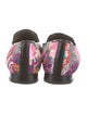 Penelope Chilvers Silk Floral Print Loafers