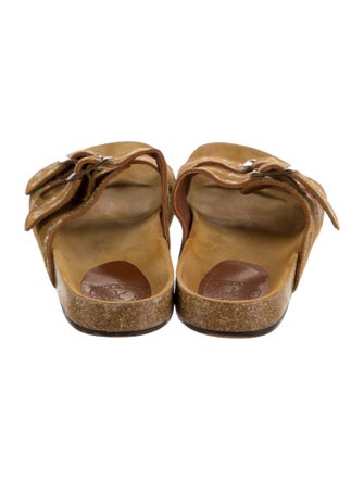 Penelope Chilvers Suede Printed Slides