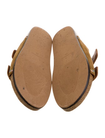 Penelope Chilvers Suede Printed Slides