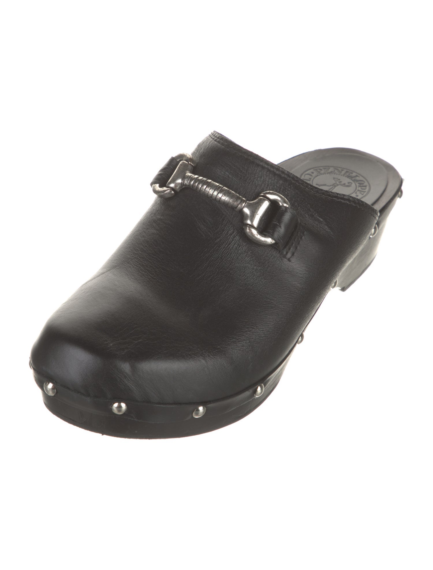 Penelope Chilvers Leather Studded Accents Mules