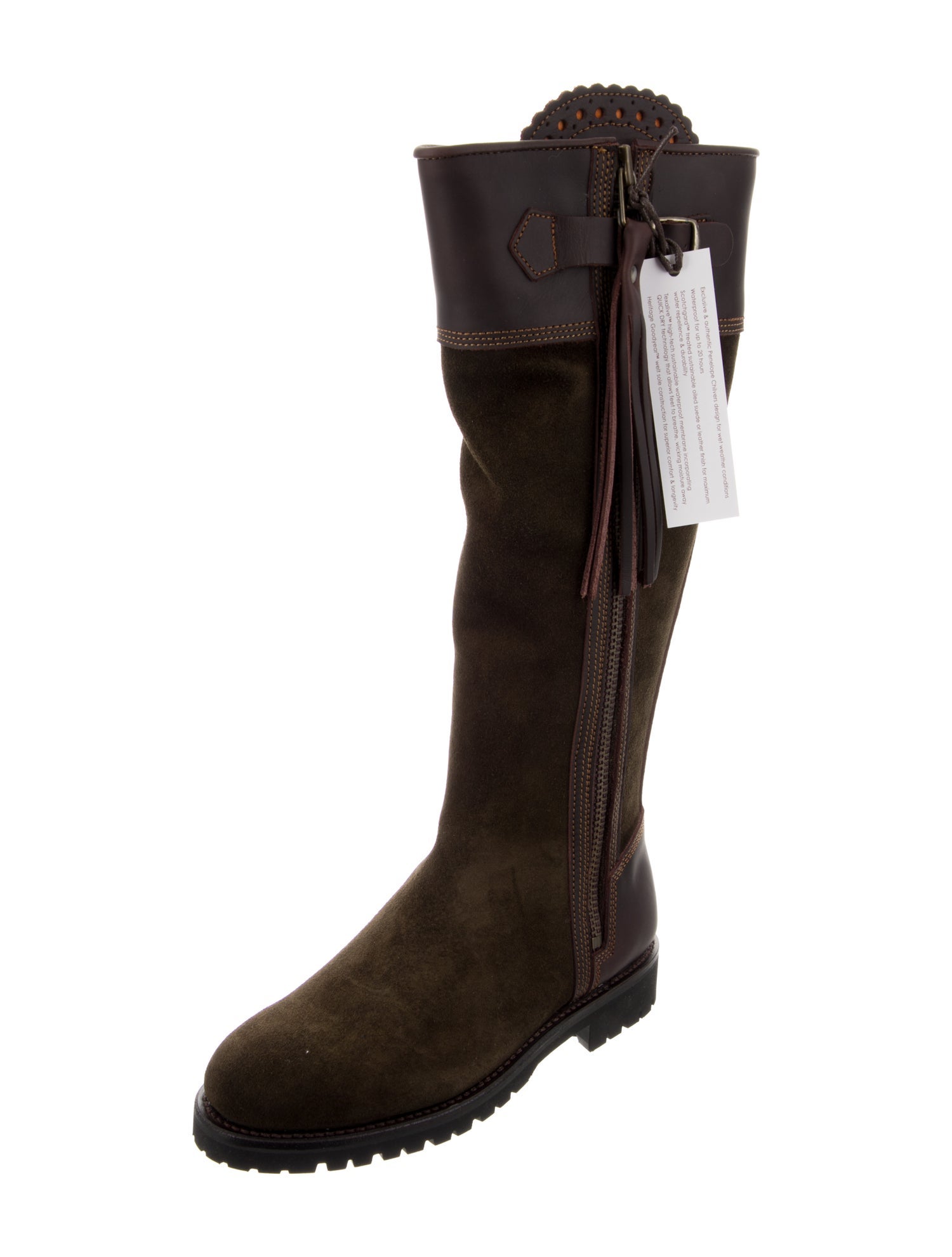 Penelope Chilvers Leather Tassel Accents Boots