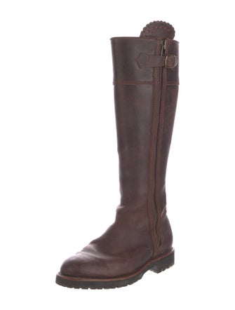 Penelope Chilvers Leather Tassel Accents Riding Boots