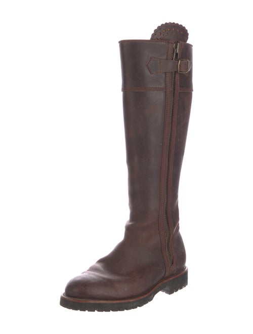 Penelope Chilvers Leather Tassel Accents Riding Boots