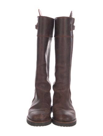 Penelope Chilvers Leather Tassel Accents Riding Boots