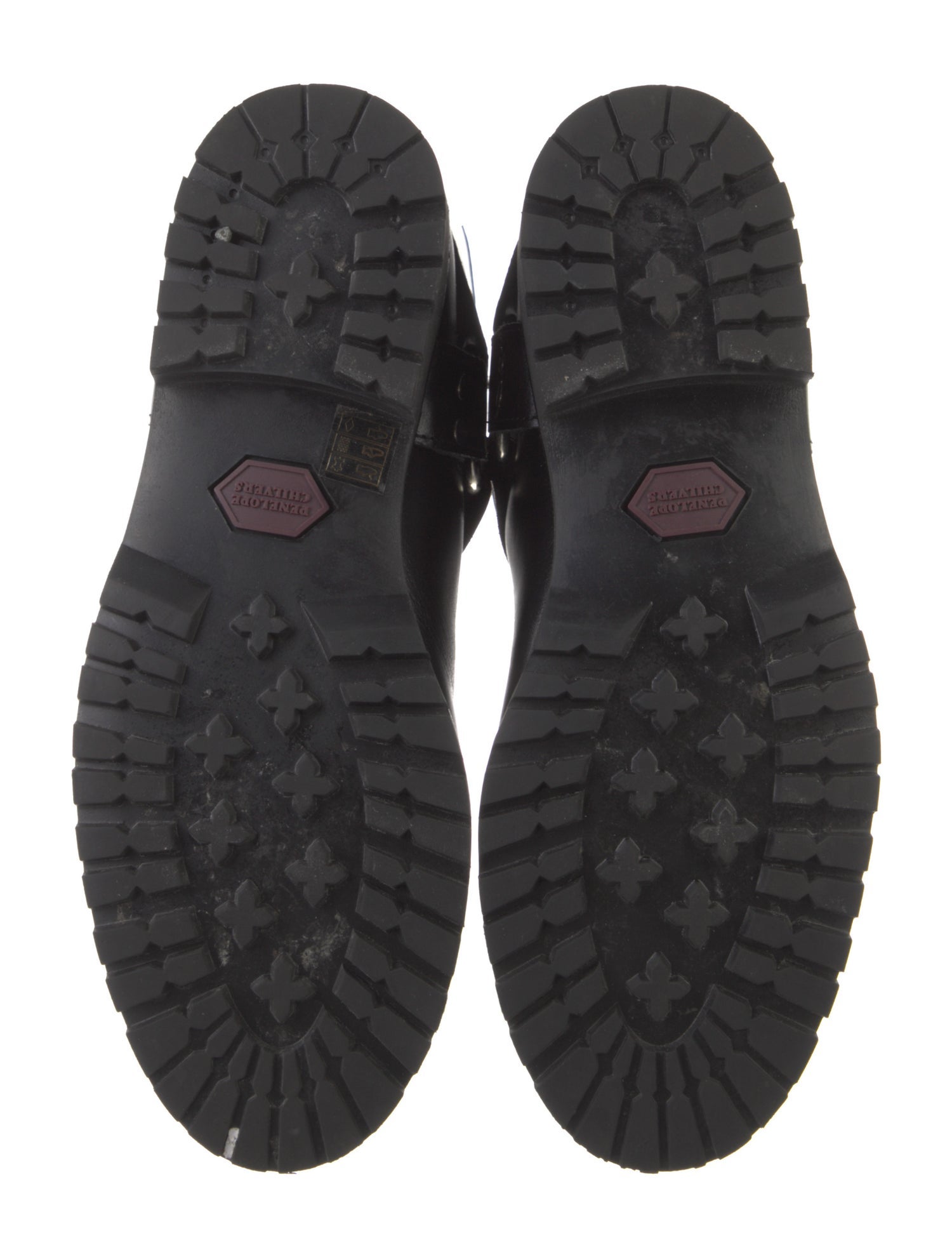 Penelope Chilvers Leather Studded Accents Moto Boots