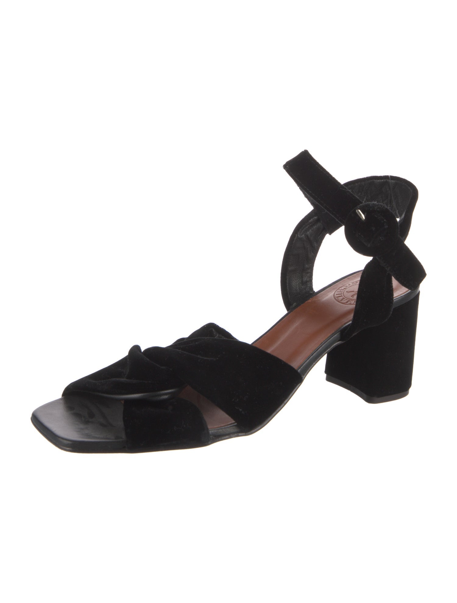 Penelope Chilvers Velvet Sandals
