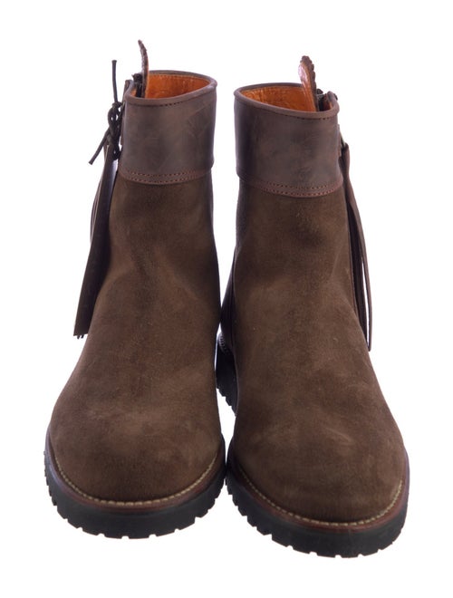 Penelope Chilvers Suede Tassel Accents Boots