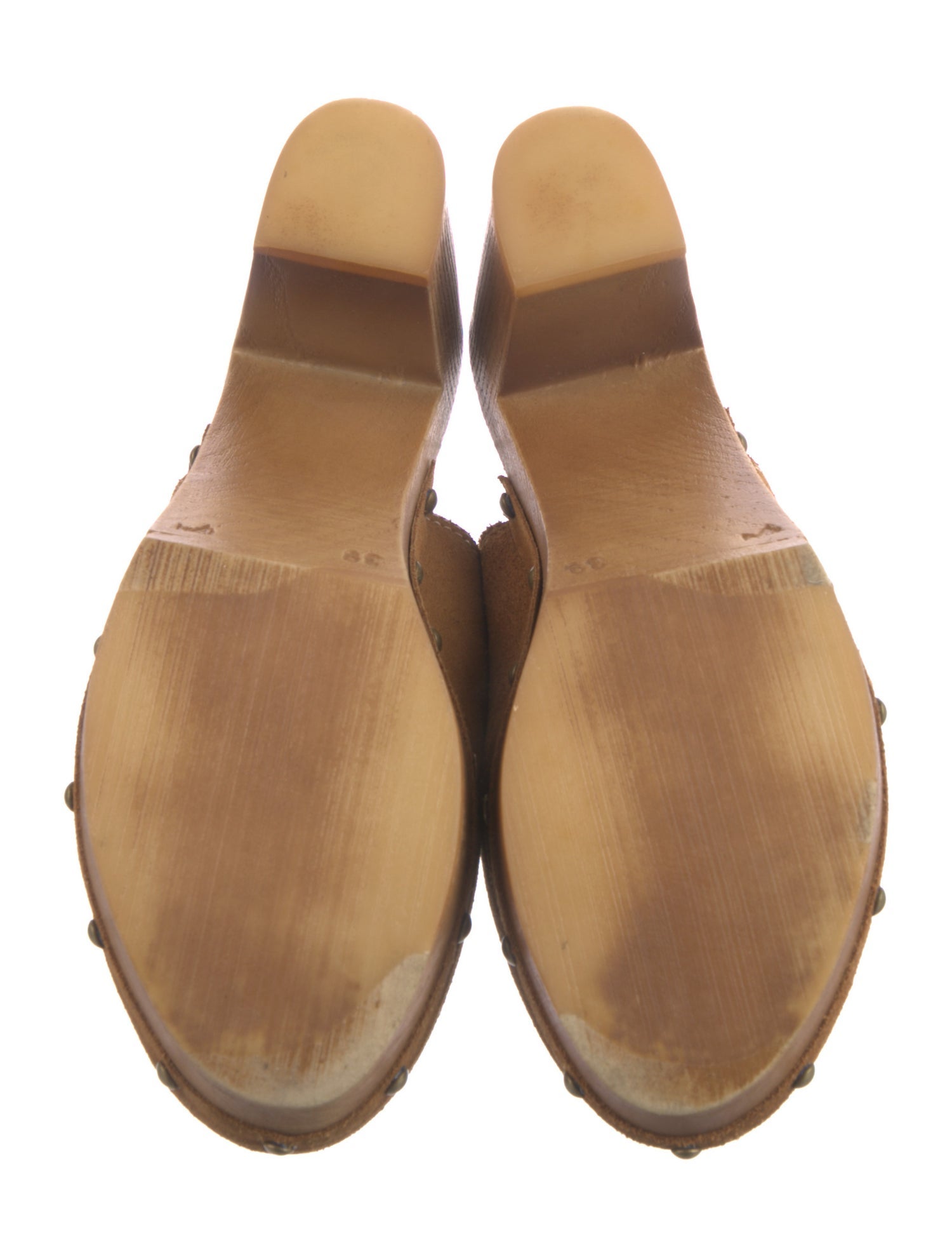 Penelope Chilvers Suede Studded Accents Mules