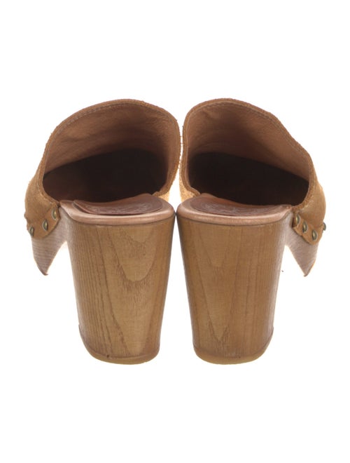 Penelope Chilvers Suede Studded Accents Mules