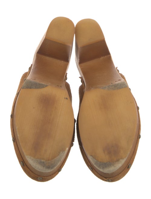 Penelope Chilvers Suede Studded Accents Mules