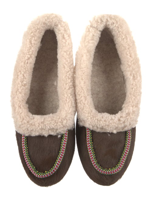 Penelope Chilvers Ponyhair Colorblock Pattern Flats