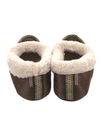 Penelope Chilvers Ponyhair Colorblock Pattern Flats