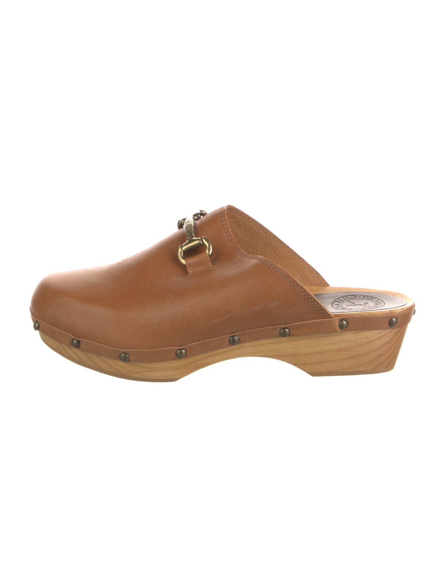 Penelope Chilvers Leather Studded Accents Mules