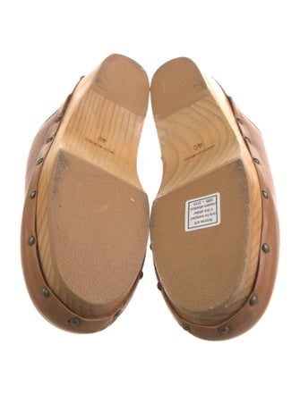 Penelope Chilvers Leather Studded Accents Mules