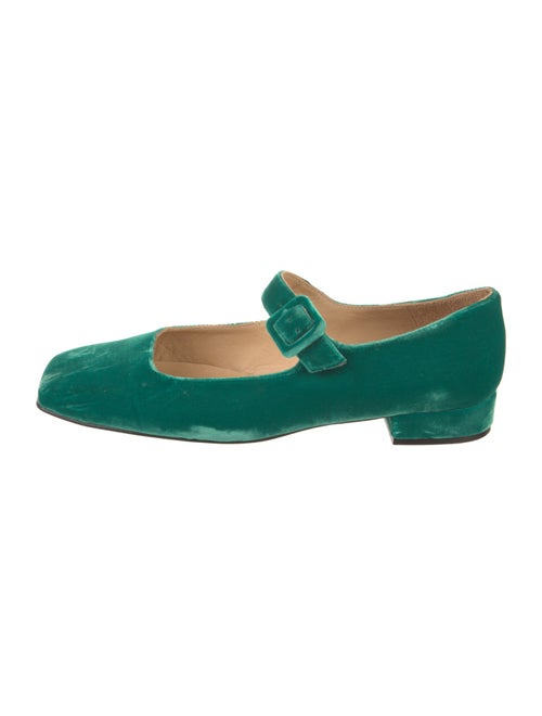 Penelope Chilvers Velvet Mary Jane Flats