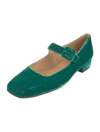 Penelope Chilvers Velvet Mary Jane Flats