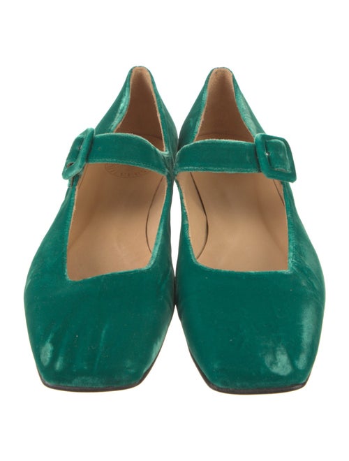 Penelope Chilvers Velvet Mary Jane Flats