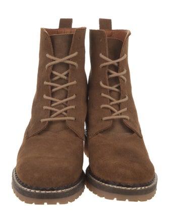 Penelope Chilvers Suede Combat Boots