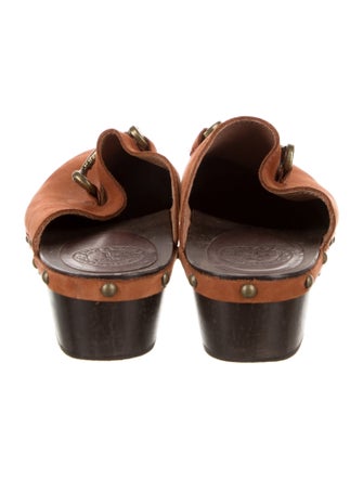 Penelope Chilvers Leather Studded Accents Mules