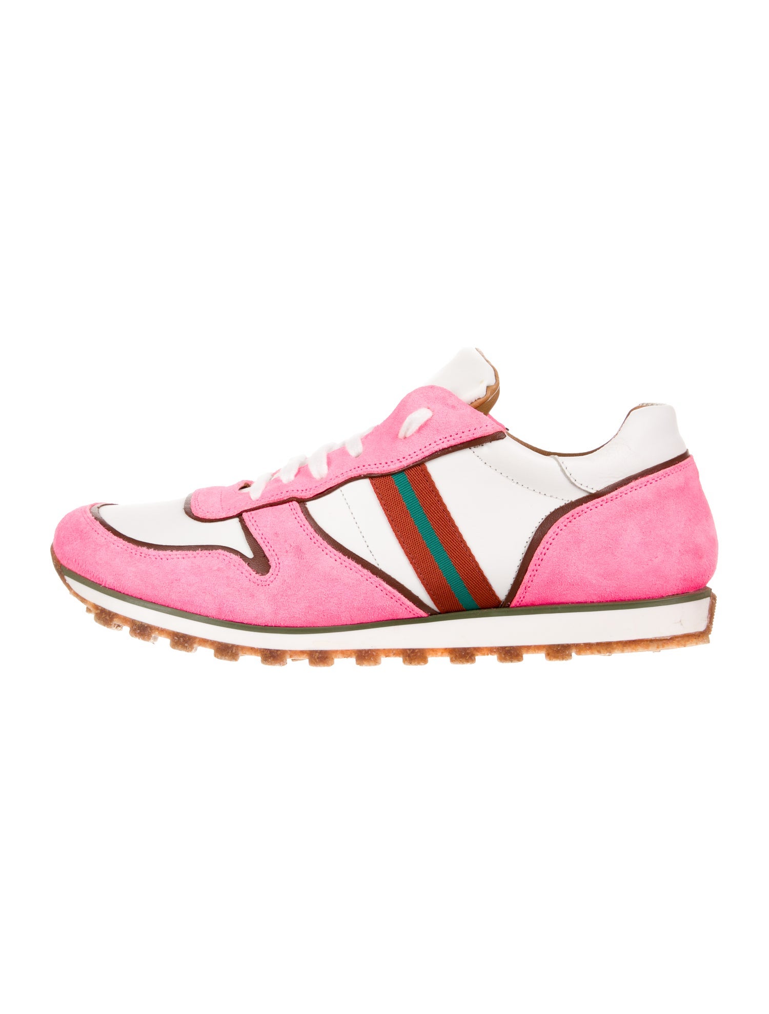 Penelope Chilvers Suede Colorblock Pattern Sneakers