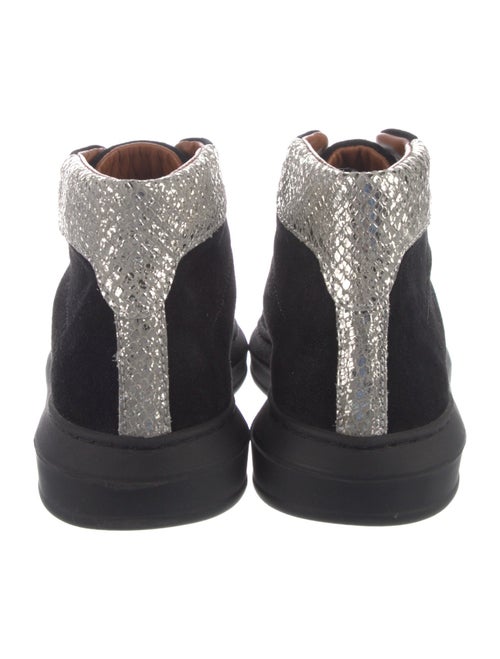 Penelope Chilvers Suede Patterned Combat Boots