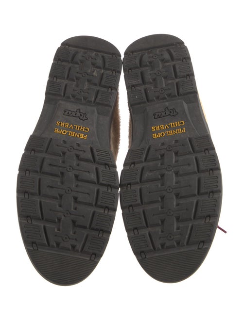 Penelope Chilvers Ponyhair Lace-Up Boots