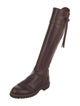 Penelope Chilvers Leather Scalloped Accent Boots